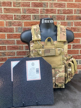 Load image into Gallery viewer, Tactical Vest Plate Carrier W/ 2 10x12 Curved Plates- BUNDLE