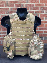 Load image into Gallery viewer, Tactical Vest Plate Carrier W/ 2 10x12 Curved Plates- BUNDLE