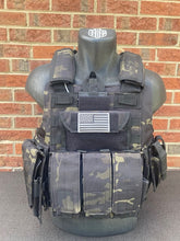 Load image into Gallery viewer, Tactical Vest Plate Carrier W/ 2 10x12 Curved Plates- BUNDLE