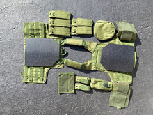 Load image into Gallery viewer, Tactical Vest Plate Carrier W/ 2 10x12 Curved Plates- BUNDLE