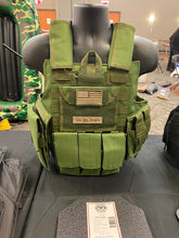 Load image into Gallery viewer, Tactical Vest Plate Carrier W/ 2 10x12 Curved Plates- BUNDLE