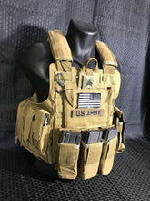 Load image into Gallery viewer, Tactical Vest Plate Carrier W/ 2 10x12 Curved Plates- BUNDLE