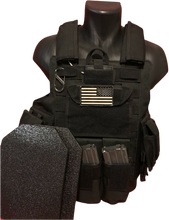 Load image into Gallery viewer, Tactical Vest Plate Carrier W/ 2 10x12 Curved Plates- BUNDLE