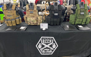 Tactical Vest Plate Carrier W/ 2 10x12 Curved Plates- BUNDLE